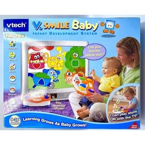 Vtech V.smile Vsmile Baby Infant Development System Games 9-36 Months NEW IN BOX